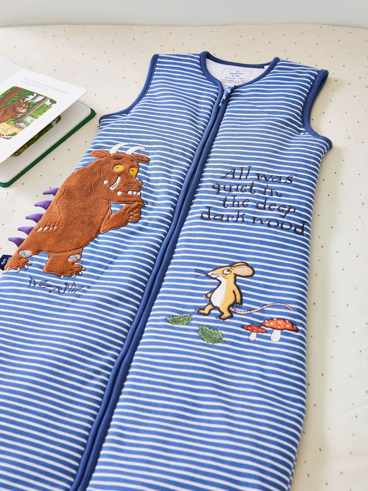 JoJo Maman Bébé The Gruffalo Stripe 2.5 Tog Toddler Sleeping Bag - Image 1 of 3