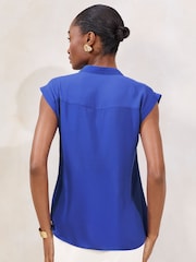 Verde - Blusa utilitaria con bolsillo y cremallera delantera de Lipsy - Imagen 4 de 4