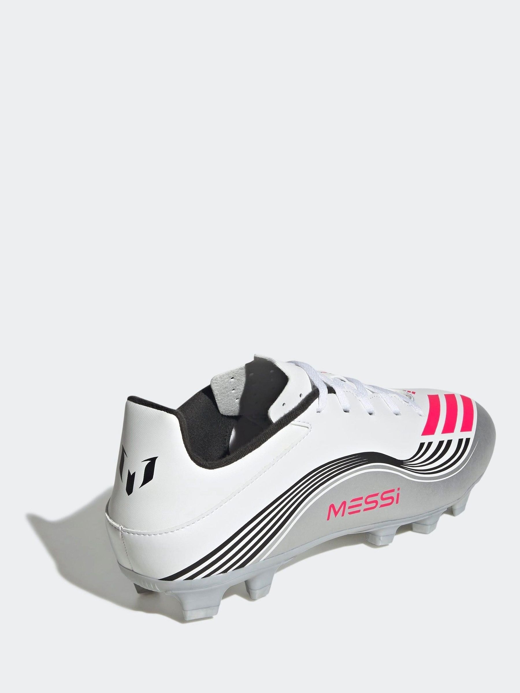 Buy adidas White/Blue Adult F50 Messi Club Firm Ground Boots from