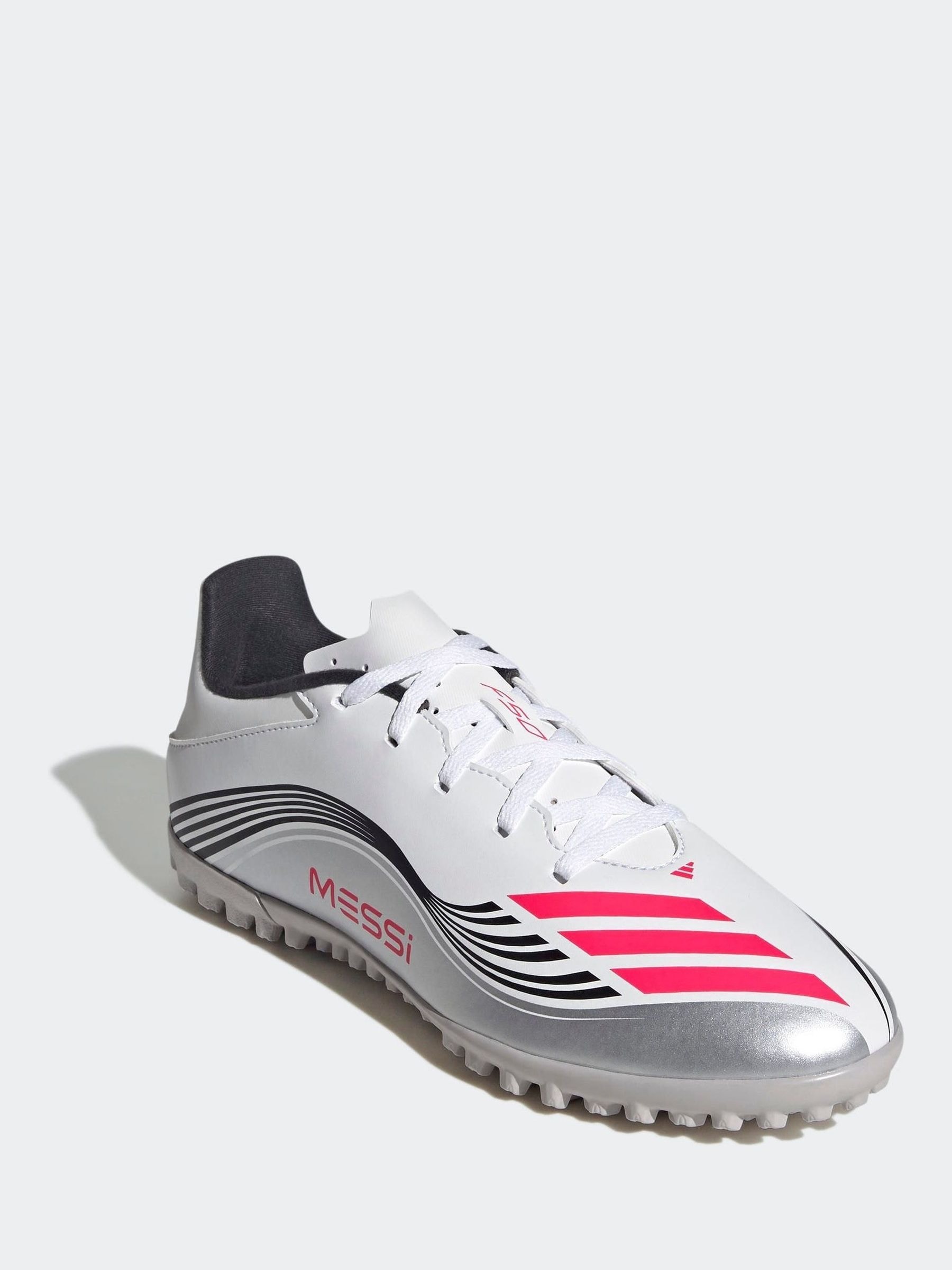 Buy adidas White/Blue Adult F50 Messi Club Turf Boots from Next USA
