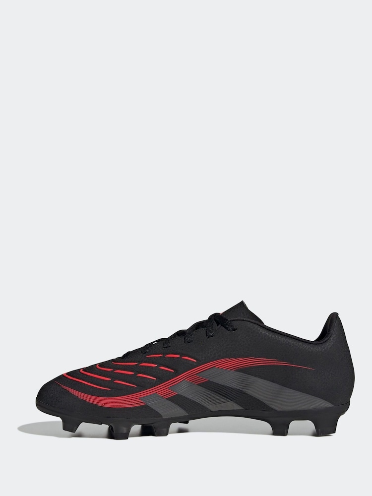 adidas Black/Grey Adult Predator Club Firm/Multi-Ground Boots - Image 2 of 9 adidas Black/Grey Adult Predator Club Firm/Multi-Ground Boots - Image 2 of 9