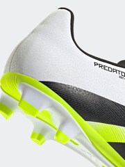adidas White/Lemon Adult Predator Club Firm/Multi Ground Boots - Image 11 of 11