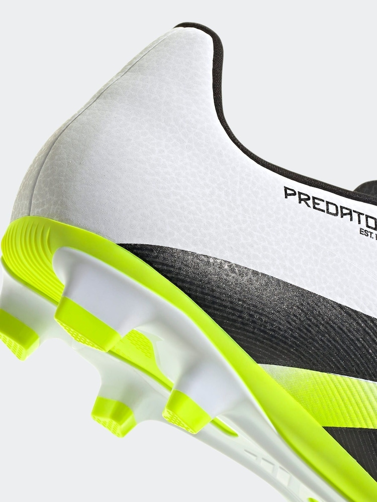 adidas White/Lemon Adult Predator Club Firm/Multi Ground Boots - Image 11 of 11 adidas White/Lemon Adult Predator Club Firm/Multi Ground Boots - Image 11 of 11