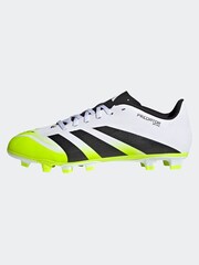 adidas White/Lemon Adult Predator Club Firm/Multi Ground Boots - Image 5 of 11