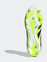 adidas White/Lemon Adult Predator Club Firm/Multi Ground Boots - Image 9 of 11