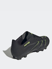 adidas Black/Grey Adult Predator Club Firm Ground Boots - Image 3 of 9