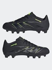 adidas Black/Grey Adult Predator Club Firm Ground Boots - Image 5 of 9