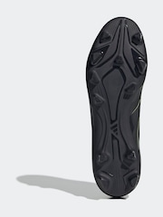 adidas Black/Grey Adult Predator Club Firm Ground Boots - Image 7 of 9