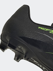 adidas Black/Grey Adult Predator Club Firm Ground Boots - Image 9 of 9