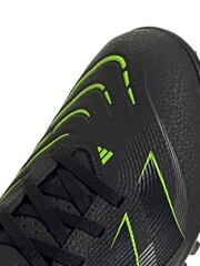 adidas Black/Grey Adult Predator Club Turf Boots - Image 8 of 9