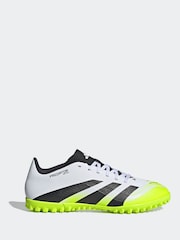adidas White/Lemon Adult Predator Club Turf Boots - Image 1 of 12