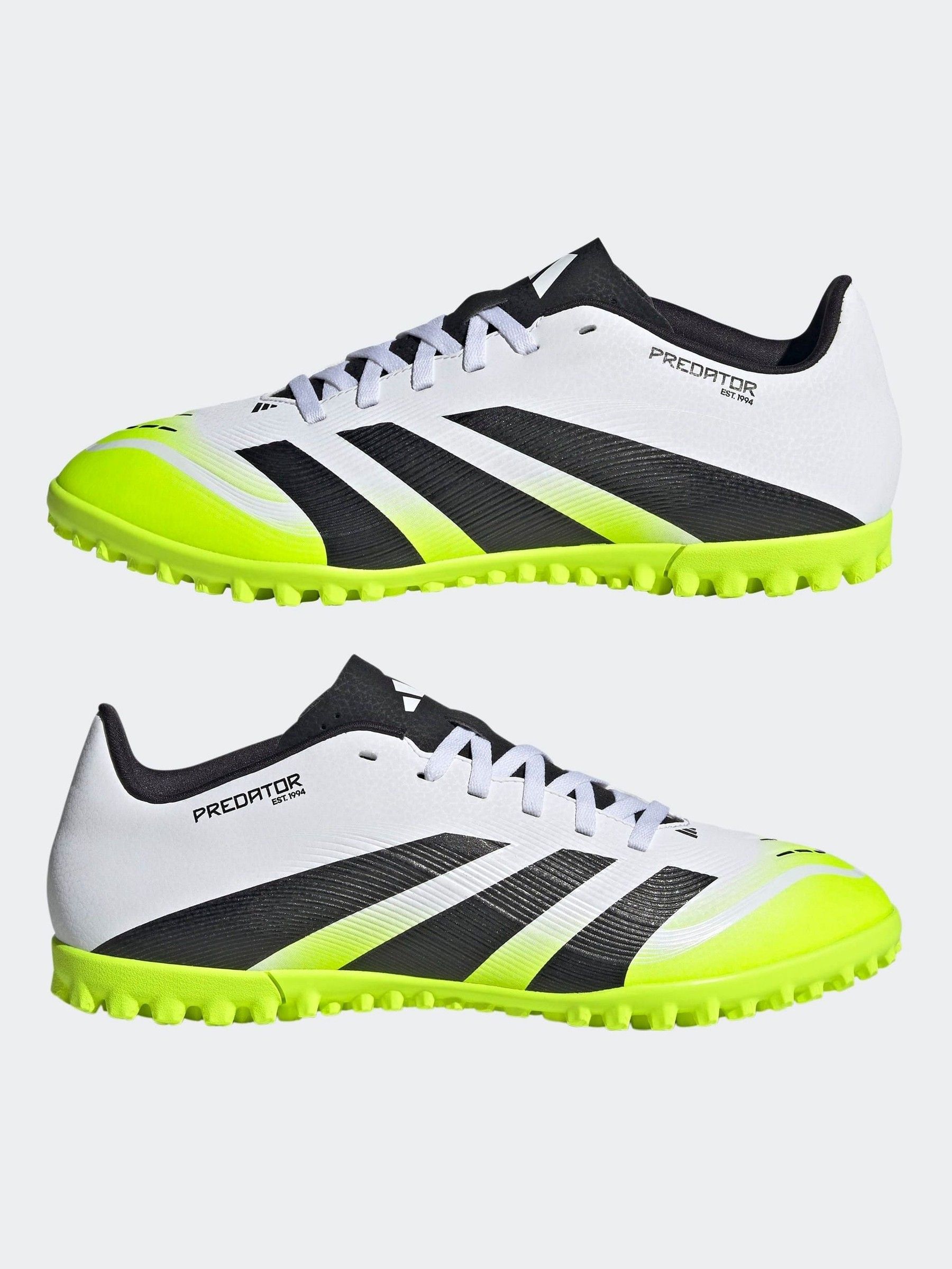 Buy adidas White/Lemon Adult Predator Club Turf Boots from Next