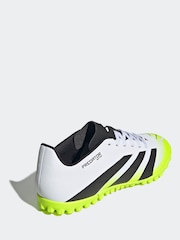 adidas White/Lemon Adult Predator Club Turf Boots - Image 7 of 12