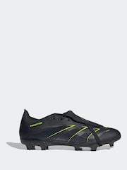 adidas Black/Grey Adult Predator League Fold-Over Tongue Firm/Multi Ground Boots - Image 1 of 10