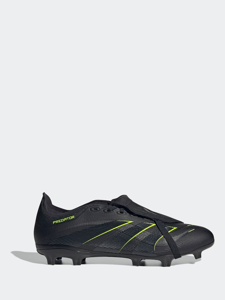 adidas Black/Grey Adult Predator League Fold-Over Tongue Firm/Multi Ground Boots - Image 1 of 10 adidas Black/Grey Adult Predator League Fold-Over Tongue Firm/Multi Ground Boots - Image 1 of 10