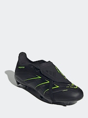 adidas Black/Grey Adult Predator League Fold-Over Tongue Firm/Multi Ground Boots - Image 2 of 10