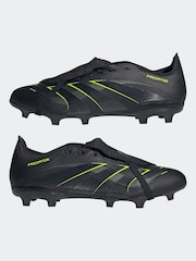 adidas Black/Grey Adult Predator League Fold-Over Tongue Firm/Multi Ground Boots - Image 3 of 10