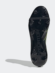 adidas Black/Grey Adult Predator League Fold-Over Tongue Firm/Multi Ground Boots - Image 4 of 10