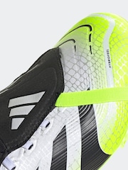 adidas White/Lemon Adult Predator League Fold-Over Tongue Firm/Multi Ground Boots - Image 12 of 13