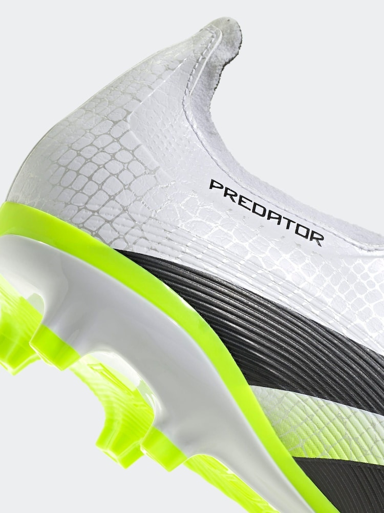 adidas White/Lemon Adult Predator League Fold-Over Tongue Firm/Multi Ground Boots - Image 13 of 13 adidas White/Lemon Adult Predator League Fold-Over Tongue Firm/Multi Ground Boots - Image 13 of 13