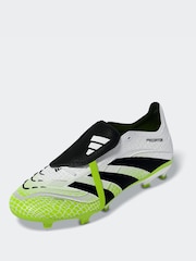 adidas White/Lemon Adult Predator League Fold-Over Tongue Firm/Multi Ground Boots - Image 6 of 13