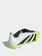 adidas White/Lemon Adult Predator League Fold-Over Tongue Firm/Multi Ground Boots - Image 7 of 13