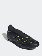 adidas Black/Grey Adult Predator League Laceless Firm/Multi Ground Boots - Image 3 of 9