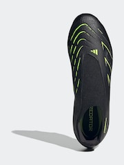 adidas Black/Grey Adult Predator League Laceless Firm/Multi Ground Boots - Image 6 of 9
