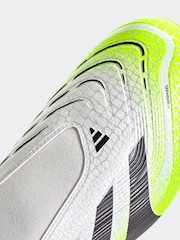 adidas White/Lemon Adult Predator League Laceless Firm/Multi Ground Boots - Image 9 of 9
