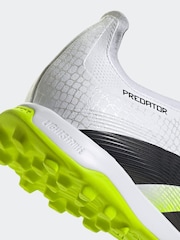 adidas White/Lemon Adult Predator League Fold-Over Tongue Turf Boots - Image 10 of 10