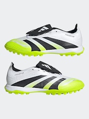 adidas White/Lemon Adult Predator League Fold-Over Tongue Turf Boots - Image 7 of 10