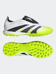 adidas White/Lemon Adult Predator League Fold-Over Tongue Turf Boots - Image 8 of 10