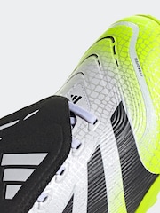 adidas White/Lemon Adult Predator League Fold-Over Tongue Turf Boots - Image 9 of 10
