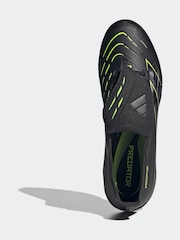 adidas Black/Grey Adult Predator League Fold-Over Tongue Turf Boots - Image 5 of 10