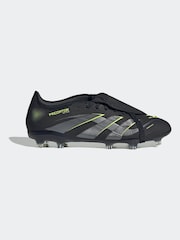 adidas Black/Grey Adult Predator Pro Fold-Over Tongue Firm Ground Boots - Image 1 of 11