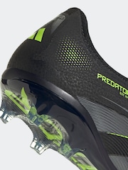 adidas Black/Grey Adult Predator Pro Fold-Over Tongue Firm Ground Boots - Image 10 of 11