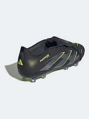 adidas Black/Grey Adult Predator Pro Fold-Over Tongue Firm Ground Boots - Image 4 of 11