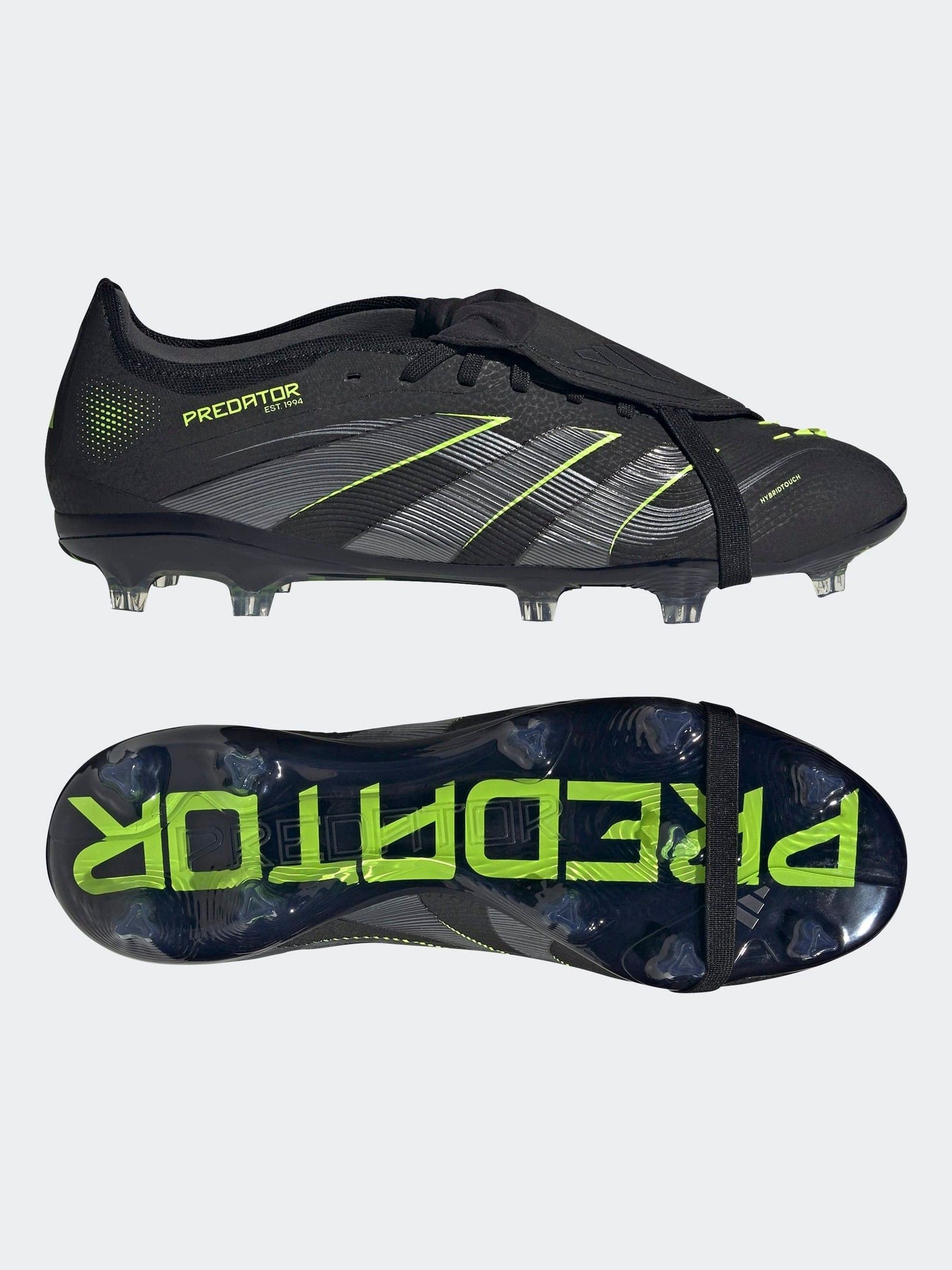 Buy adidas Black/Grey Adult Predator Pro Fold-Over Tongue Firm