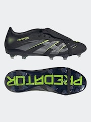 adidas Black/Grey Adult Predator Pro Fold-Over Tongue Firm Ground Boots - Image 6 of 11
