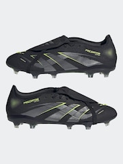 adidas Black/Grey Adult Predator Pro Fold-Over Tongue Firm Ground Boots - Image 7 of 11