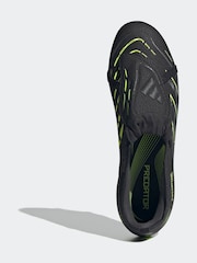 adidas Black/Grey Adult Predator Pro Fold-Over Tongue Firm Ground Boots - Image 8 of 11