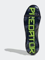 adidas Black/Grey Adult Predator Pro Fold-Over Tongue Firm Ground Boots - Image 9 of 11
