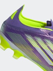 adidas Purple/White Adult F50 Pro Ground Boots - Image 10 of 11