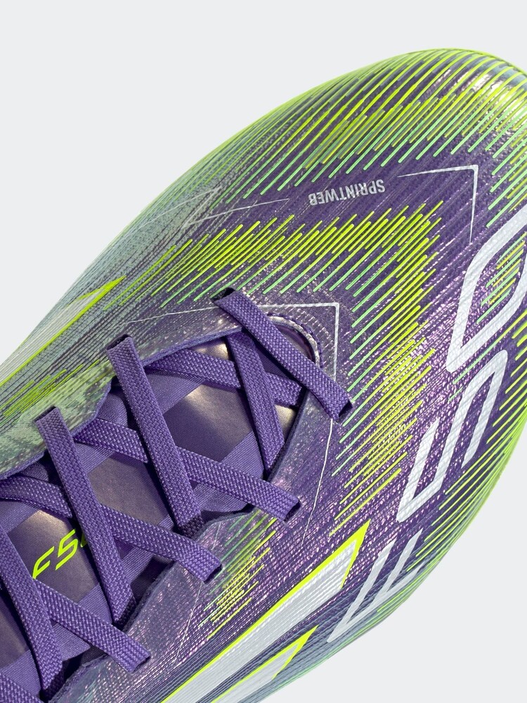 adidas Purple/White Adult F50 Pro Ground Boots - Image 11 of 11 adidas Purple/White Adult F50 Pro Ground Boots - Image 11 of 11