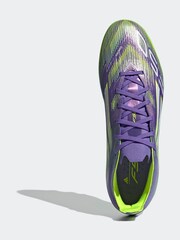 adidas Purple/White Adult F50 Pro Ground Boots - Image 8 of 11