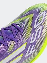adidas Purple/White Adult F50 League Turf Boots - Image 10 of 10