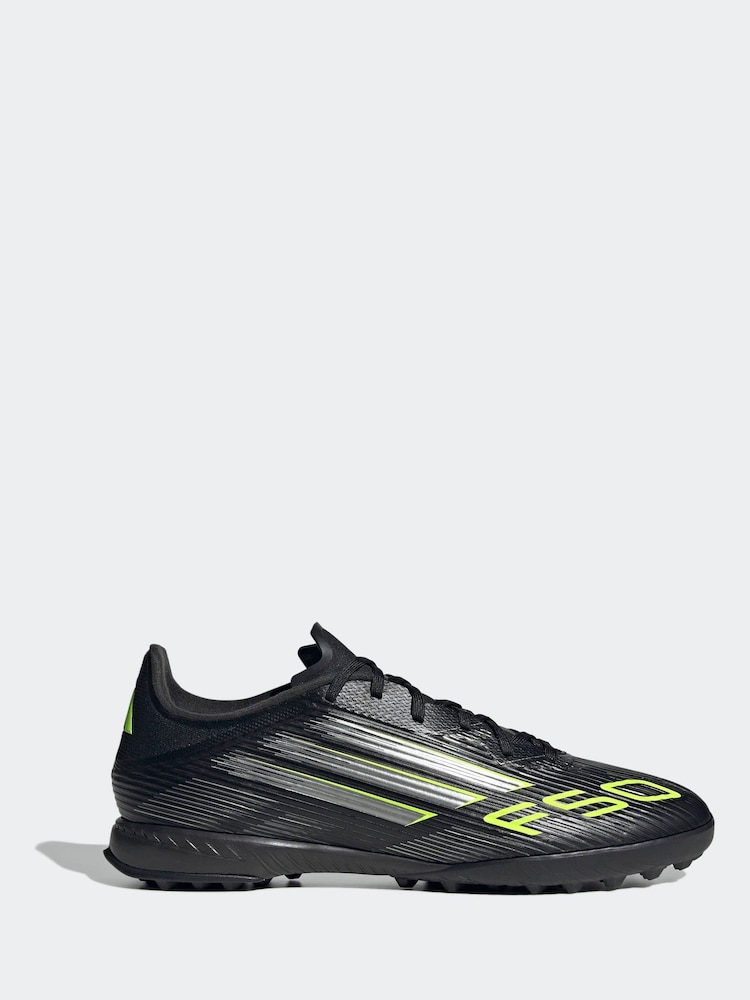 adidas Black/Grey Adult F50 League Turf Boots - Image 1 of 9