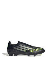 adidas Black/Grey Adult F50 League Laceless Firm/Multi Ground Boots - Image 1 of 10