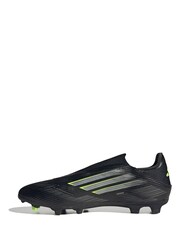 adidas Black/Grey Adult F50 League Laceless Firm/Multi Ground Boots - Image 8 of 10