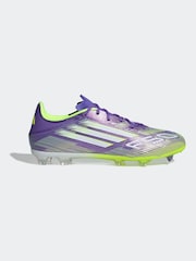 adidas Purple/White Adult F50 League Firm/Multi Ground Boots - Image 2 of 13